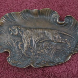 bronze tiger tray