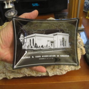 Kingston NY Saving & Loan Tray