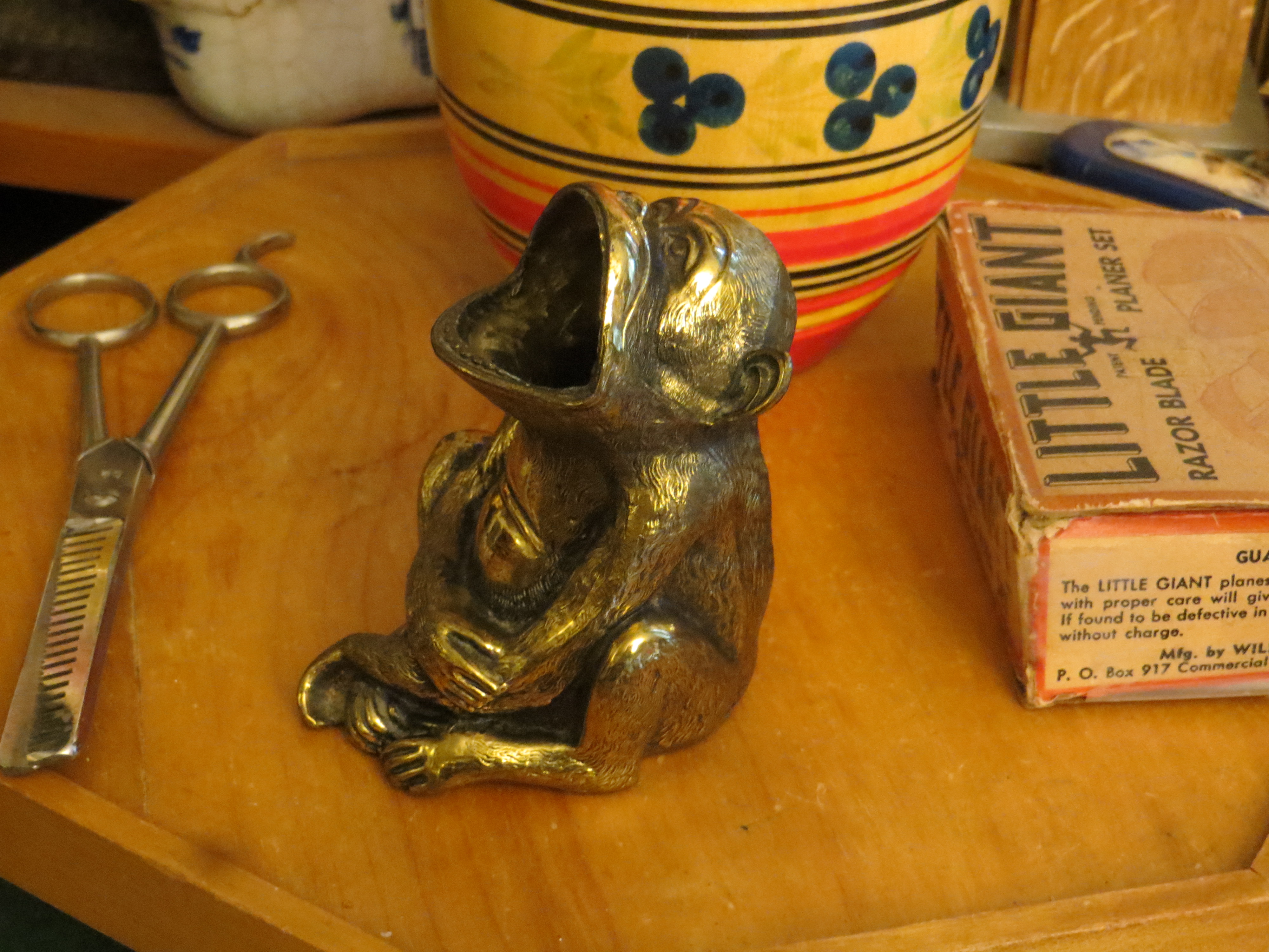Jenning Brothers Chimpanzee Cigar Rest Monkey #1979