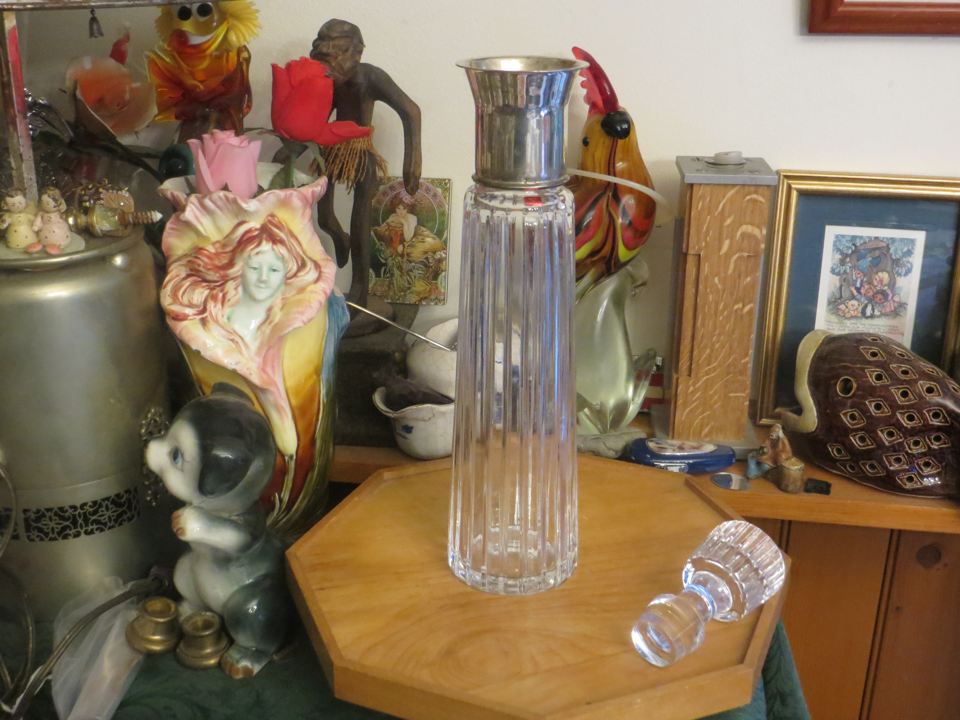 MCM Portuguese Slim 0925 Rimmed Crystal Decanter